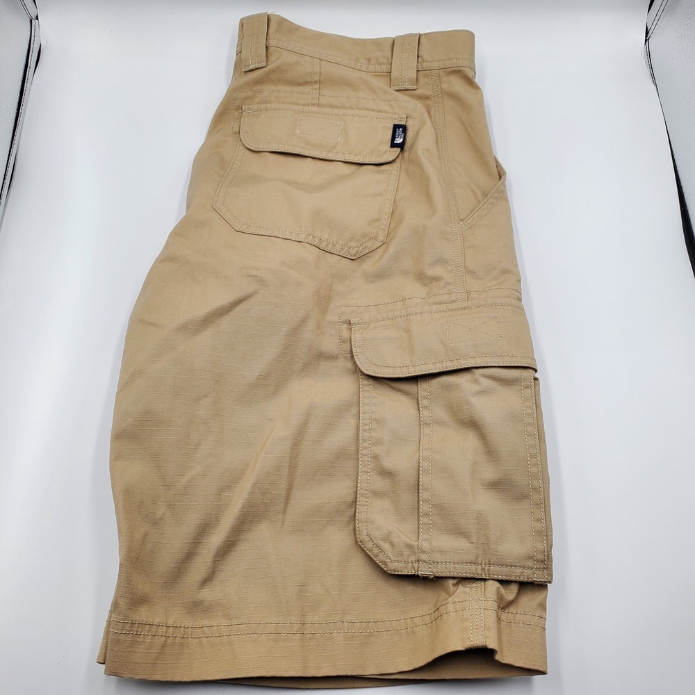 The North Face Mens Tribe Cargo Shorts Dune Beige Ripstop CWY6254 Size 32 NEW